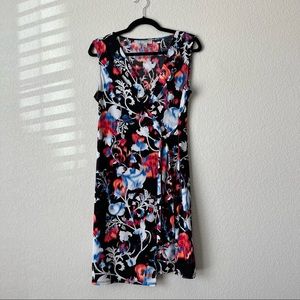 Dana Buchman Sleeveless Floral Dress size Medium